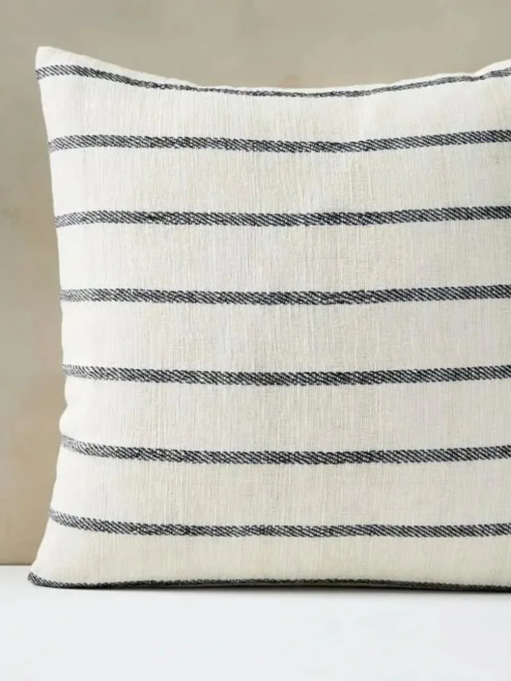 West Elm‎ Cotton Silk Simple Stripe Pillow Cover - 24x24